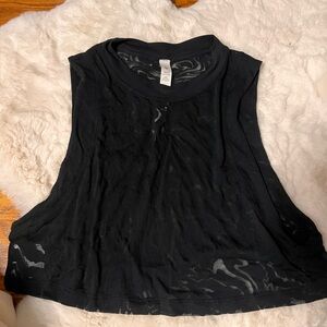 lululemon athletica Black Tank Top